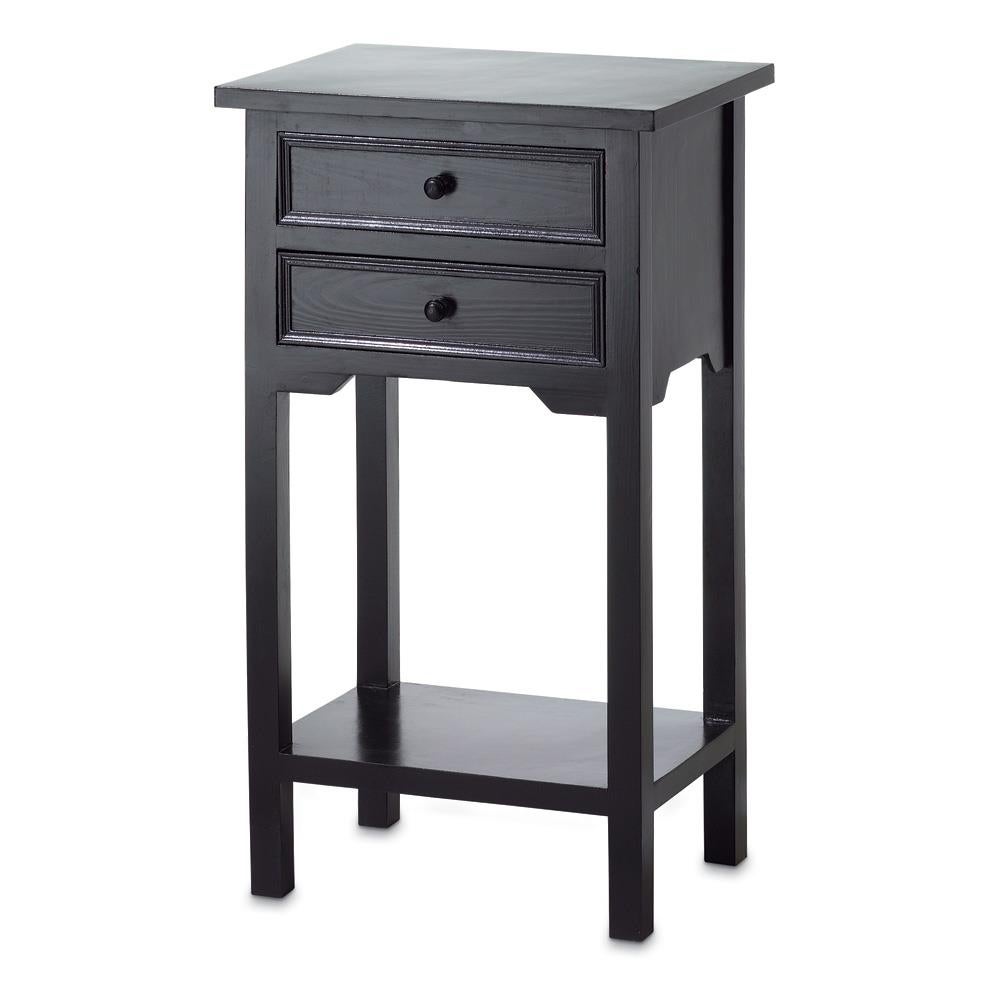 Indoor Black Accent Table