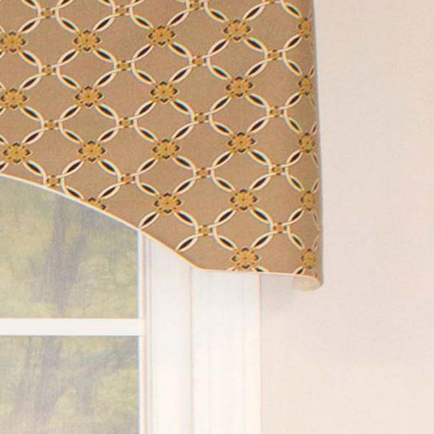 Rod Pocket Valance 50 quot X 17 quot Stone By Rlf Home