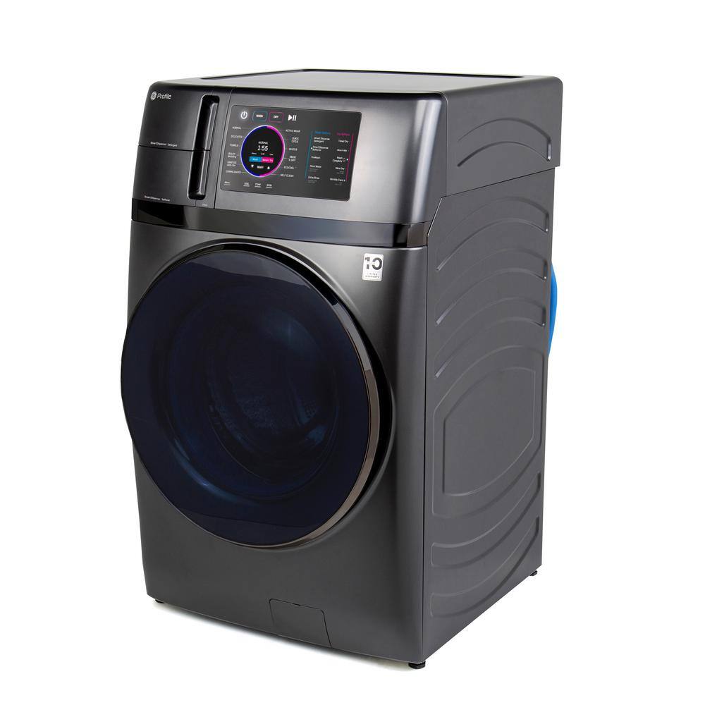 GE Profile 4.8 cu. ft. UltraFast Combo Washer  Dryer with Ventless Heat Pump Technology in Carbon Graphite PFQ97HSPVDS