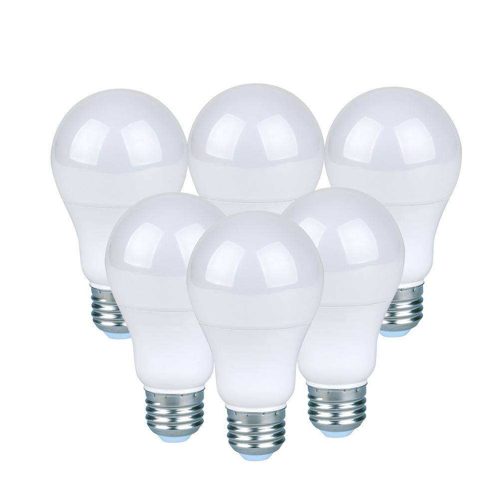 Halco Lighting Technologies Contractor Pack 60-Watt Equivalent 9-Watt A19 Dimmable LED Light Bulb Soft White 3000K T20 Compliant (6-Pack) A19FR9-930-DIM-LED4-T20-6pk 88045