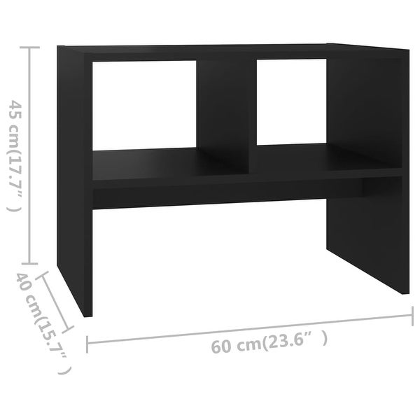 vidaXL Side Table Black 24