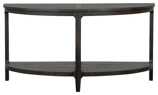 Magnussen T5263 Boswell Demilune Sofa Table   Transitional   Console Tables   by Homesquare  Houzz