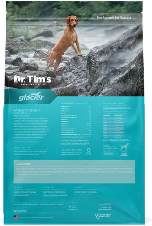 Dr. Tim's Athletic Blend Glacier Formula Dry Dog Food