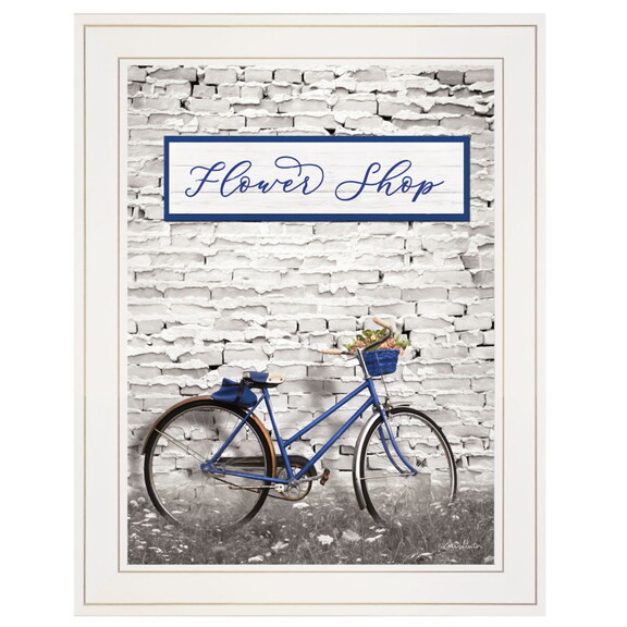 Flower Shop Bicycle by Lori Deiter  Ready to Han...