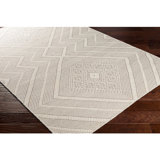 Mardin Traditional Wool Grey Rug