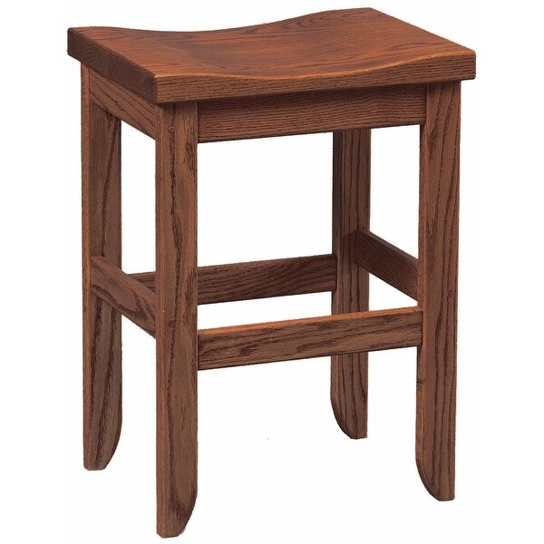 Oak Bar Stool with S-Top