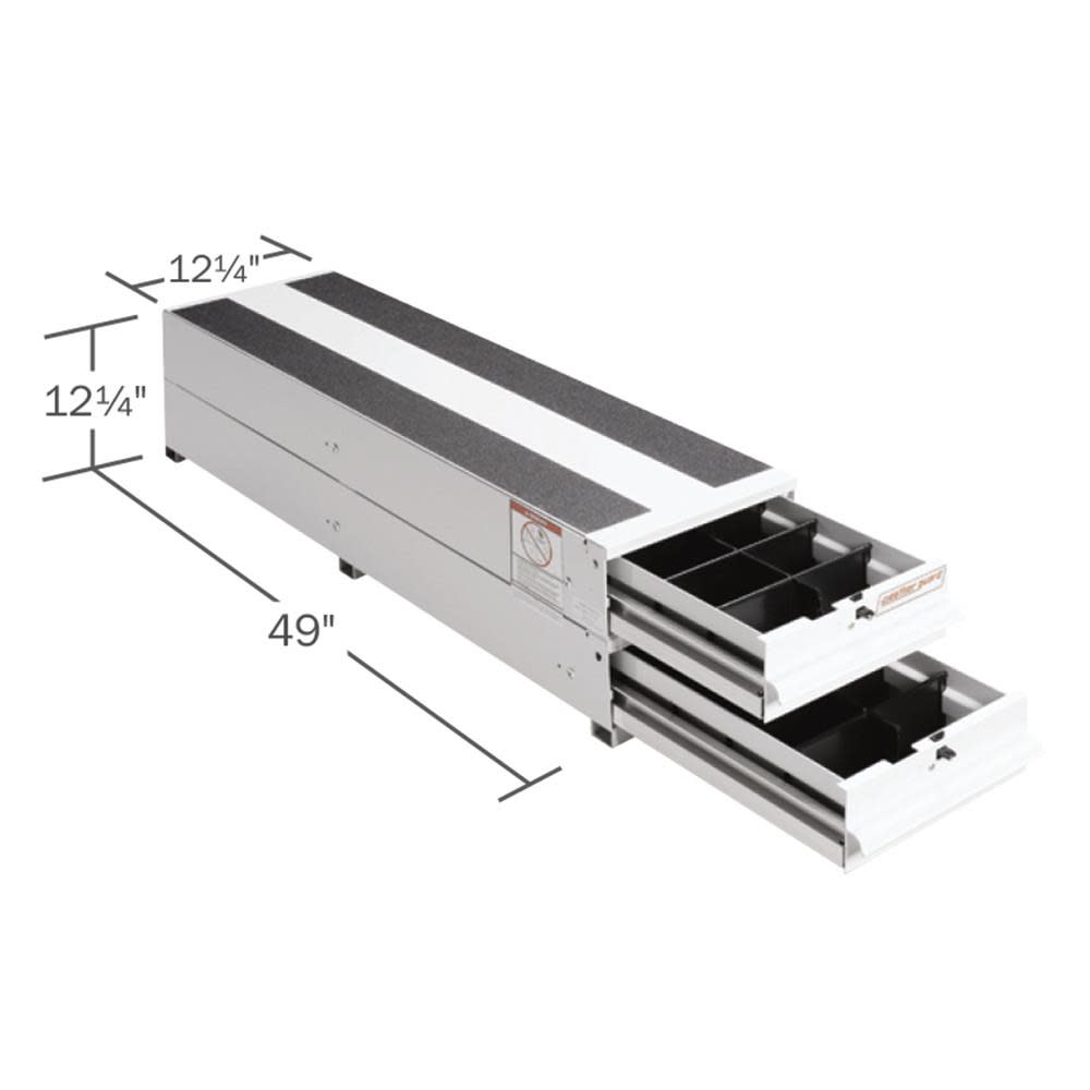 Itemizer? Van Drawer Unit， Stacked， 49 In. x 12.5 In. x 12.5 In. ;