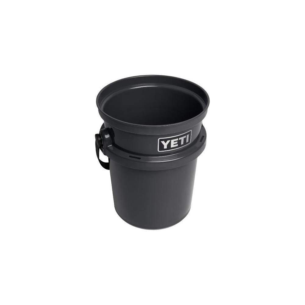 YETI Loadout 5-Gallon Bucket， Impact Resistant Fishing/Utility Bucket， Charcoal (26010000012)