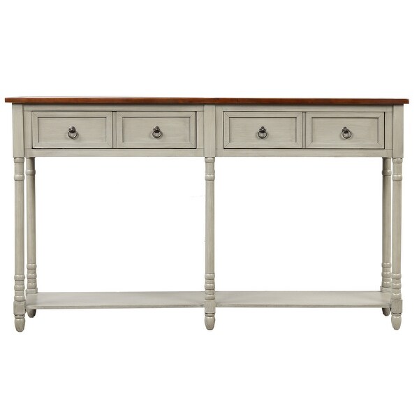 Console Table Sofa Table with Storage and Drawer