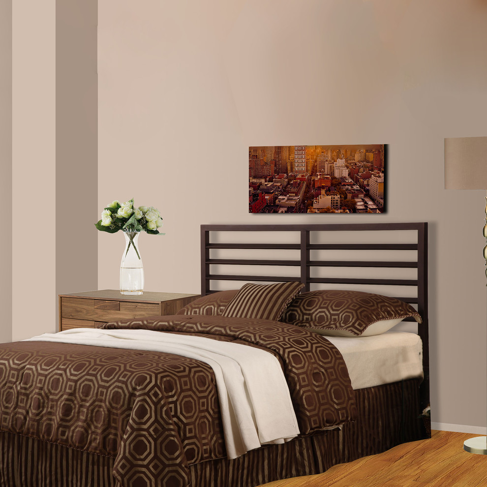 Bronze Metal Headboard   Transitional   Headboards   by Pilaster Designs  Houzz