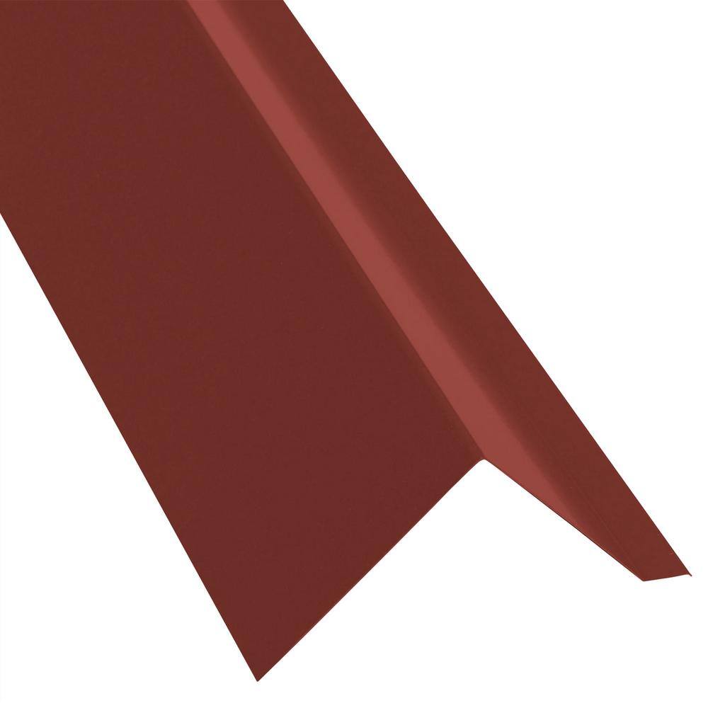 Gibraltar Building Products 10 ft. 29-Gauge Galvalume EF3 Eave Flashing in Red 987623