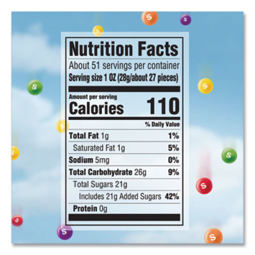 Skittles Chewy Candy， 54 oz Bag， Original (24552)