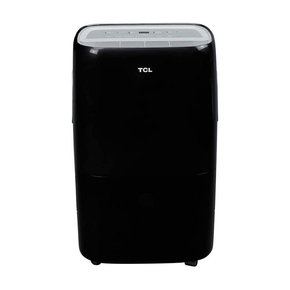 50-Pint Smart Dehumidifier for Home and Basements with Voice Control in Black 50D91-B