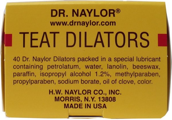 Dr. Naylor Teat Dilators Farm First Aid， 40 count