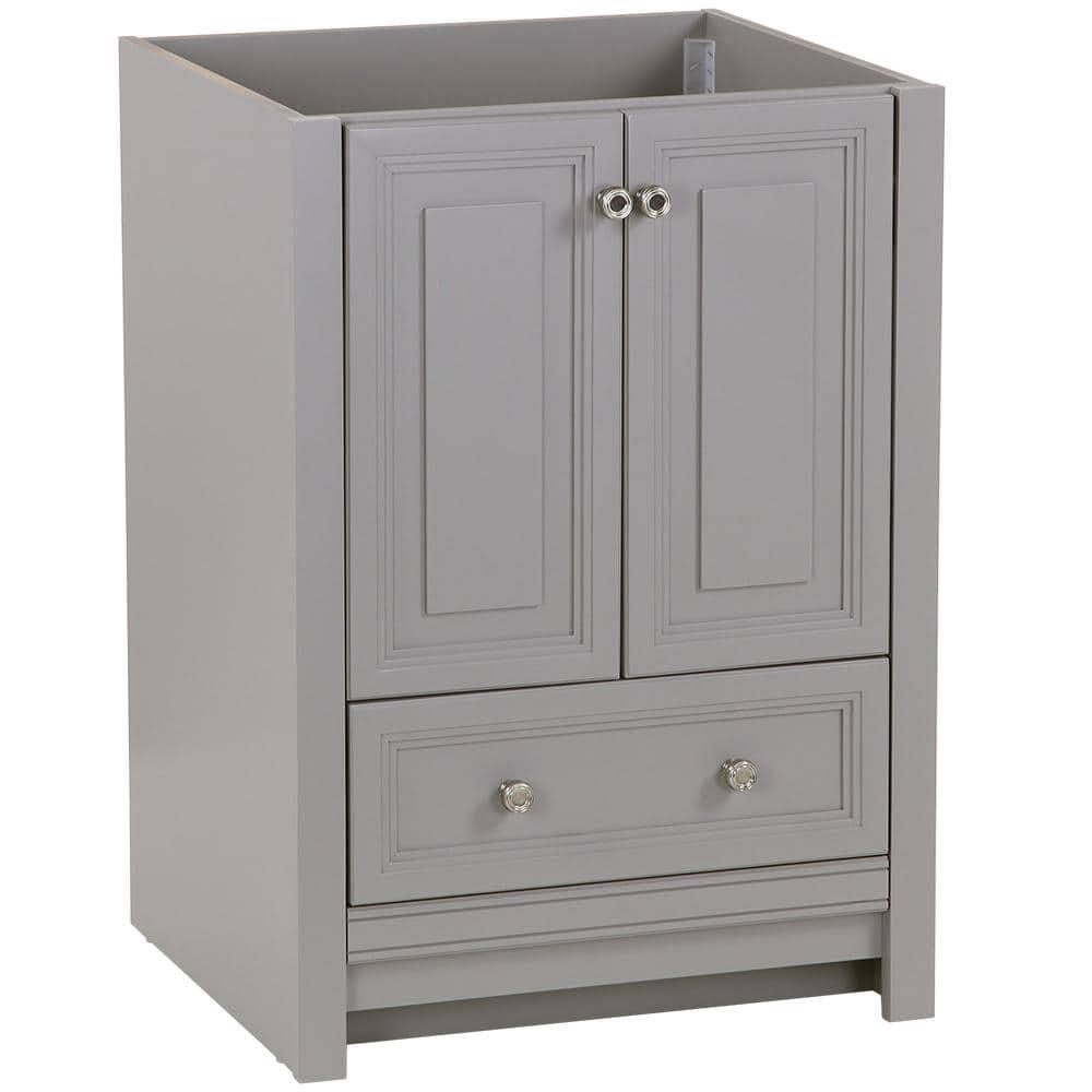 Home Decorators Collection Brinkhill 24 in W x 22 in D x 34 in H Bath Vanity Cabinet Only in Sterling Gray