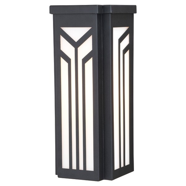 Evry 1 Light Bronze Outdoor Wall Lantern White Glass Shopping - The Best Deals on Outdoor Wall Lanterns | 35842710