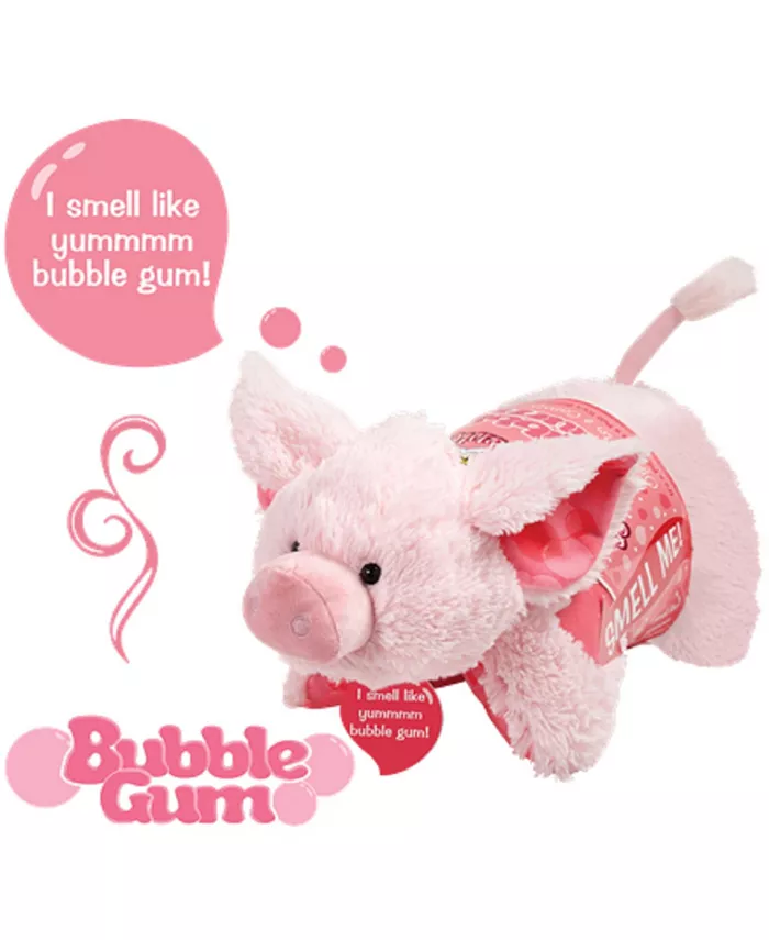 Pillow Pets Sweet Scented Bubble Gum Pig Stuffed Animal Plush Toy