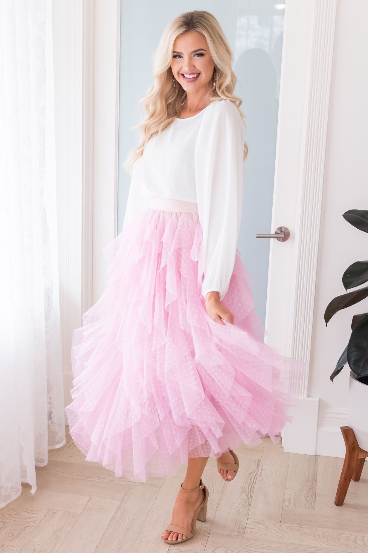 Polka Dot Party Tulle Skirt