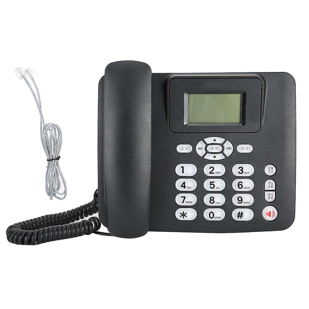 Business Office Domestic Fixed Telephone Hanging Landline Handsfree Calls No Batteryblack