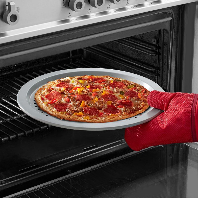 KitchenAid KE973OSNSA Nonstick Aluminized Steel 14-in. Pizza Crisper