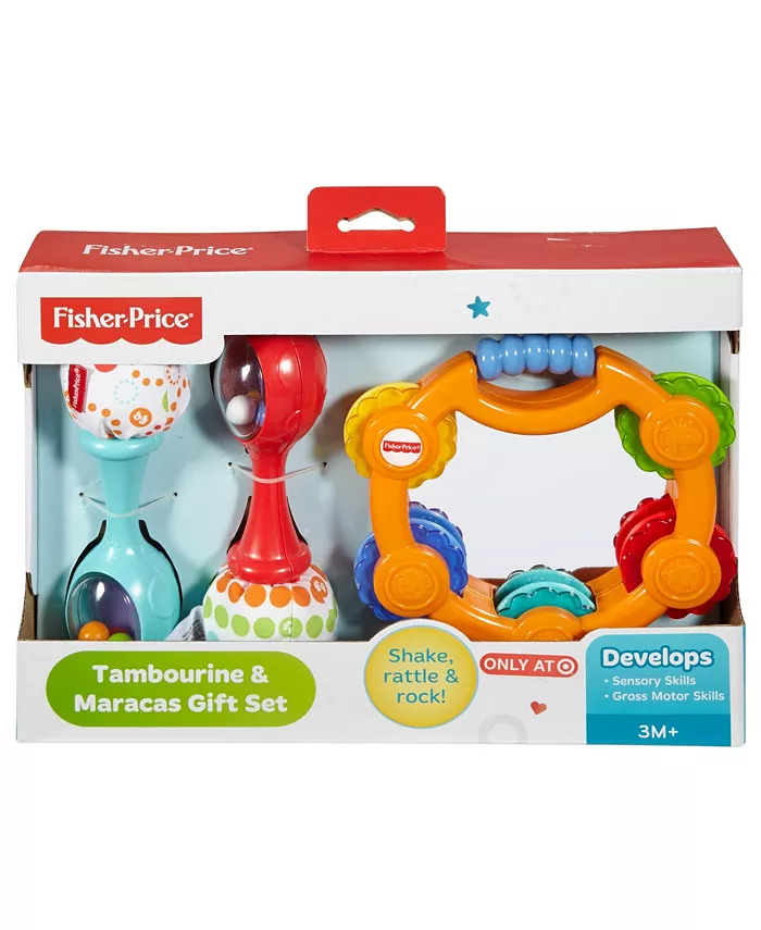 Fisher Price Tambourine and Maracas Gift Set