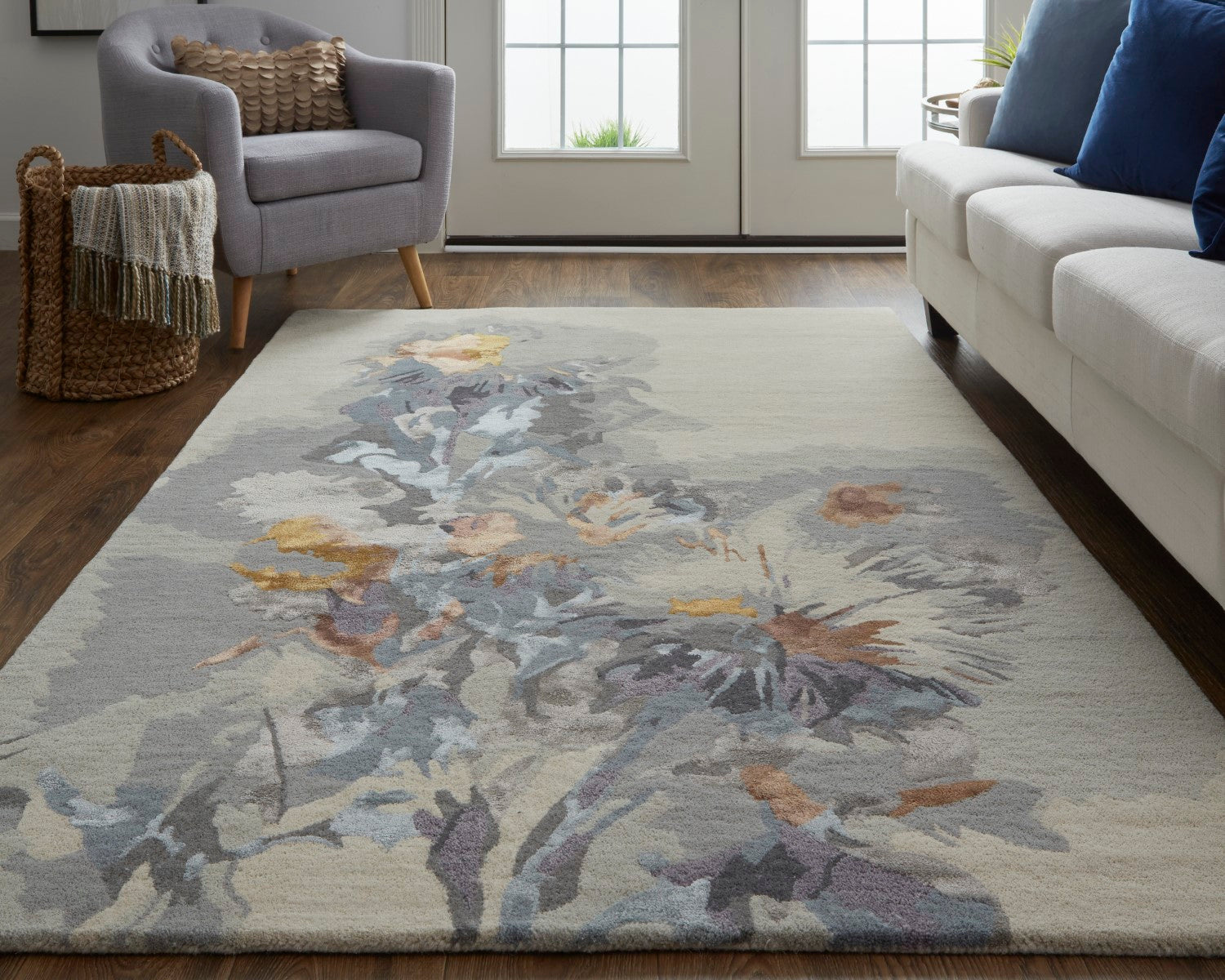 Cerelia Hand Tufted Gray / Multi Rug