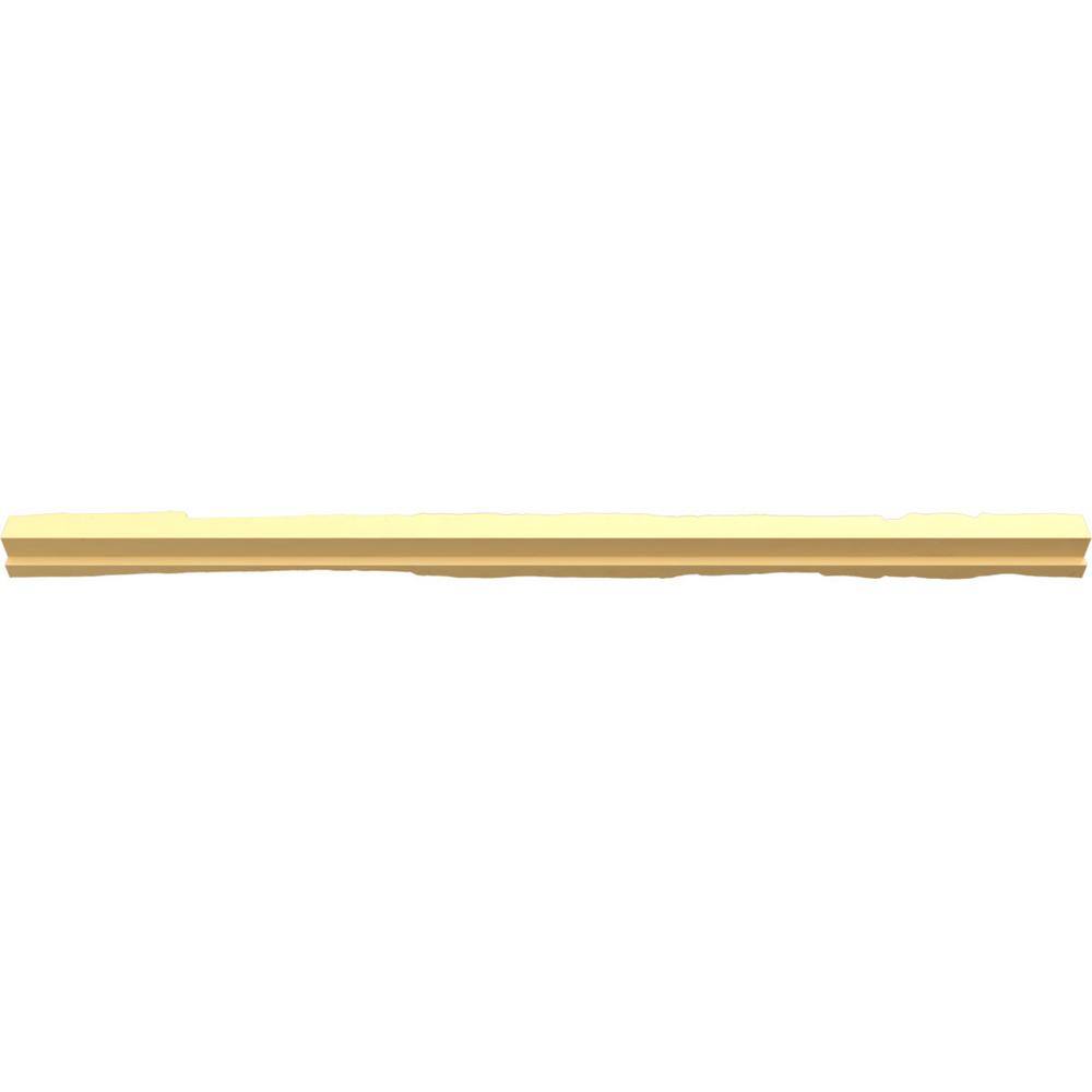 Ekena Millwork 2 in. x 48 in. Polyurethane Universal Trim Sill for StoneWall Faux Stone Siding Panels in Smokey Ridge PNUTS02X48SR
