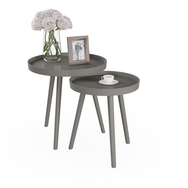 Set of 2 Nesting End Tables by Lavish Home