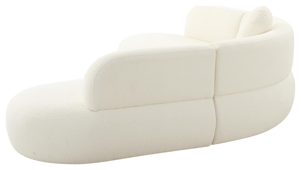 Broohah Upholstered Sectional   Transitional   Sectional Sofas   by TOV Furniture  Houzz