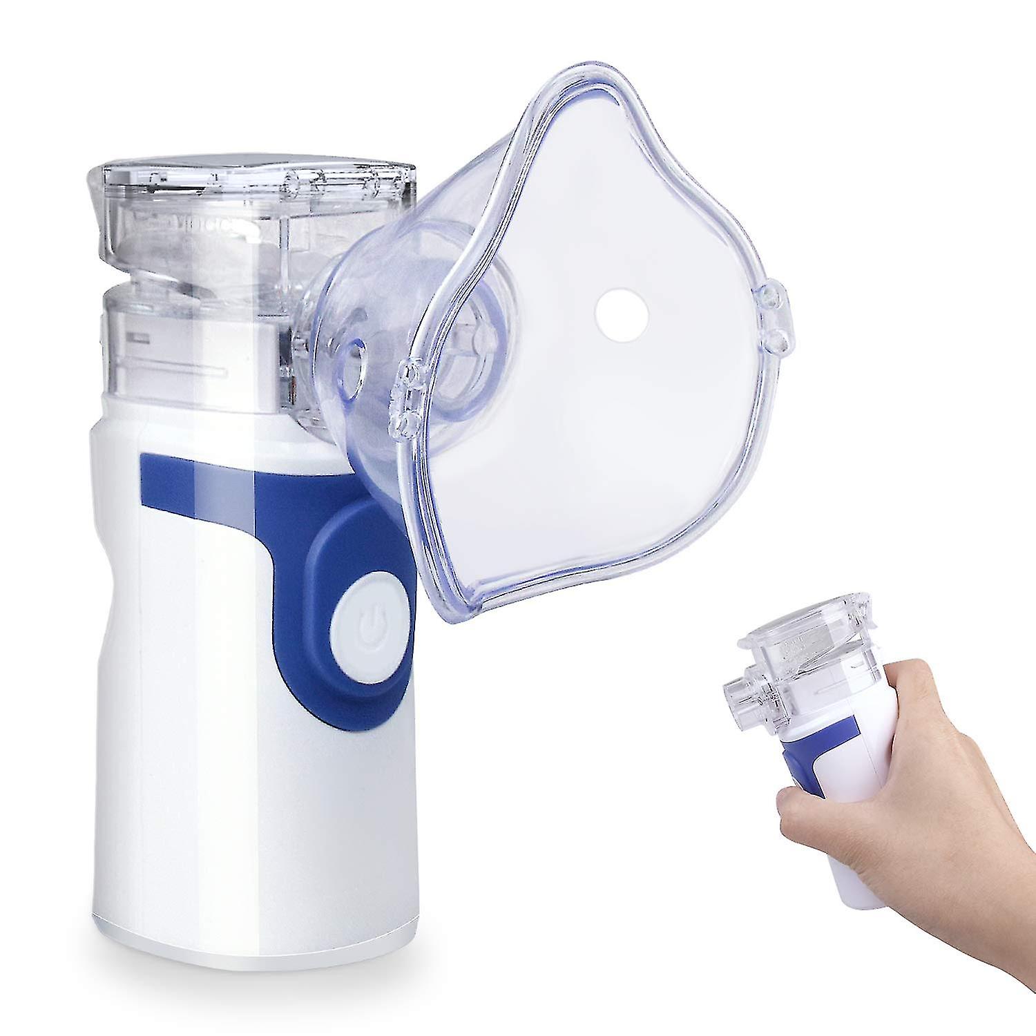 Portable Inhaler Machine Mini Handheld Steam Humidifier Vaporizer Cool Mist Travel Inhale