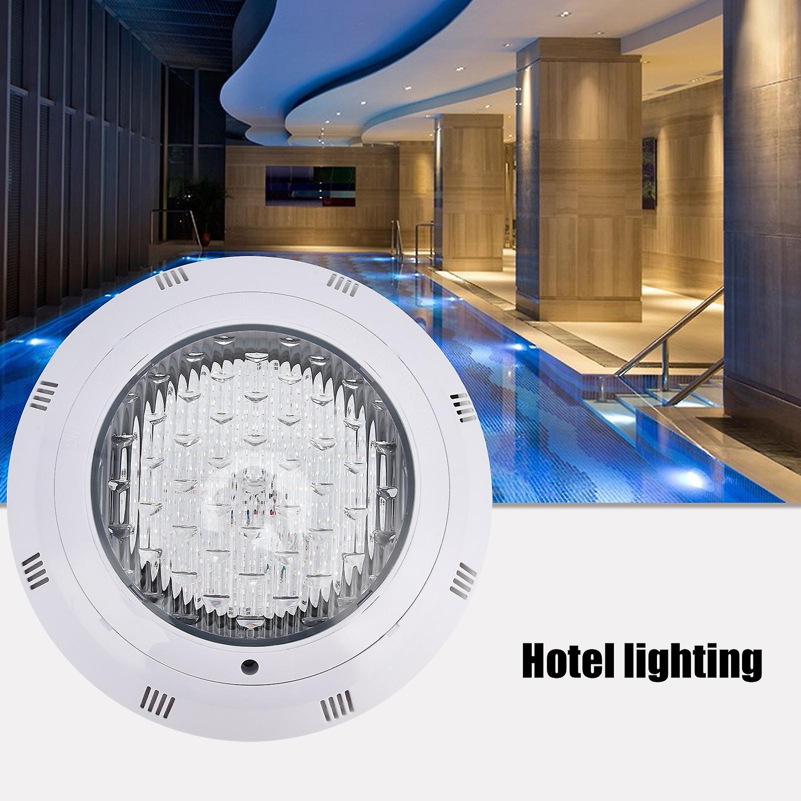 Waterproof Led Swimming Pool Light With Rgb 18 Key Remote Control - Underwater Light For Hotel Swimming Pool， Aquarium， And Pool Lighting[12w]