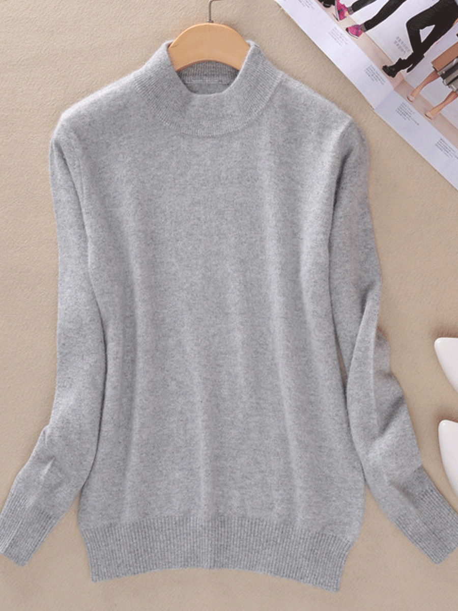 47% Off Women's Half-High Collar Sweater Pullover