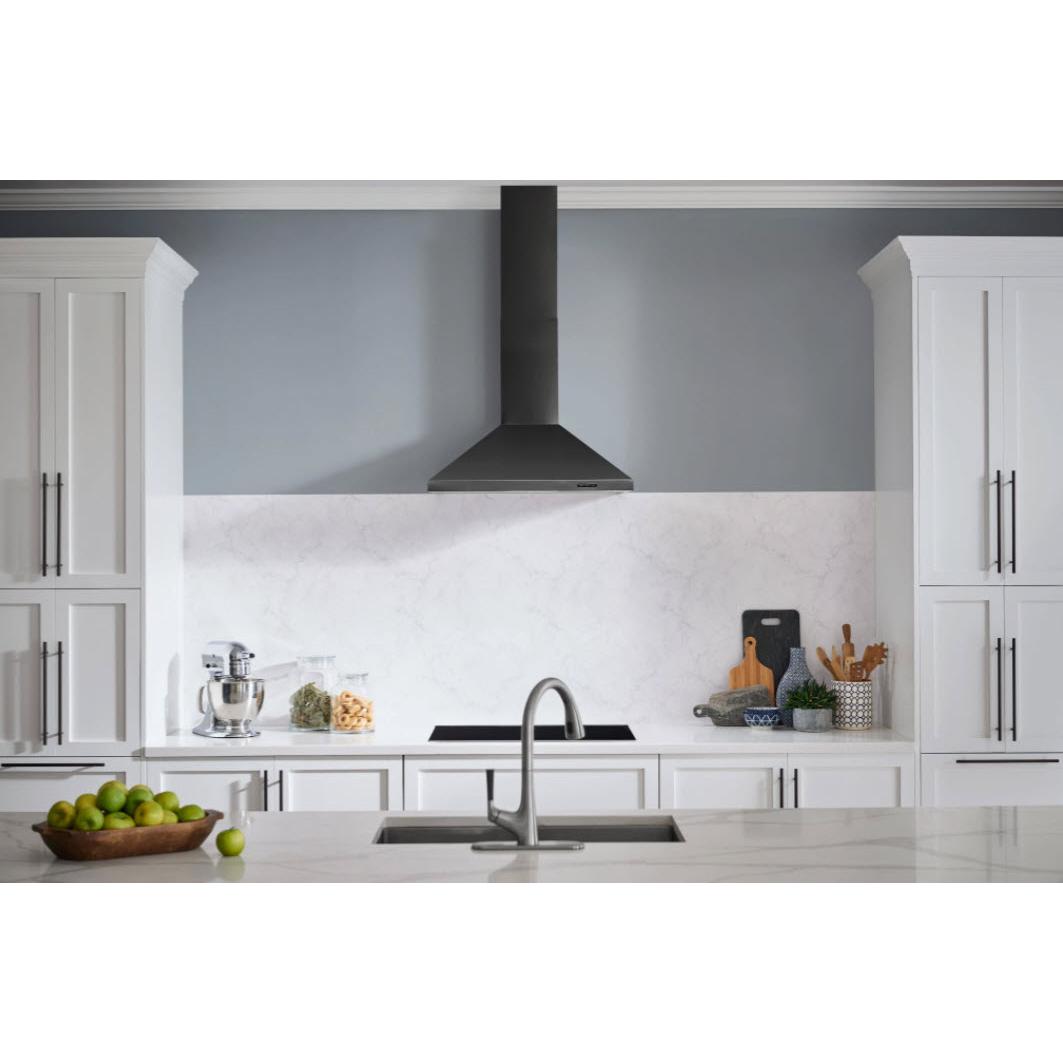 Broan 30-inch EW48 Series Wall Mount Range Hood EW4830BLS