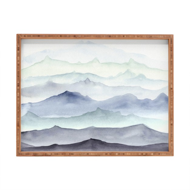 Wonder Forest Mountain Mist Tray Deny Designs