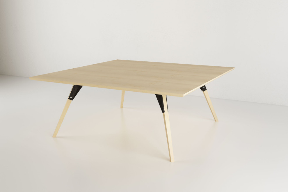 Clarke Square Coffee Table   Midcentury   Coffee Tables   by HedgeApple  Houzz