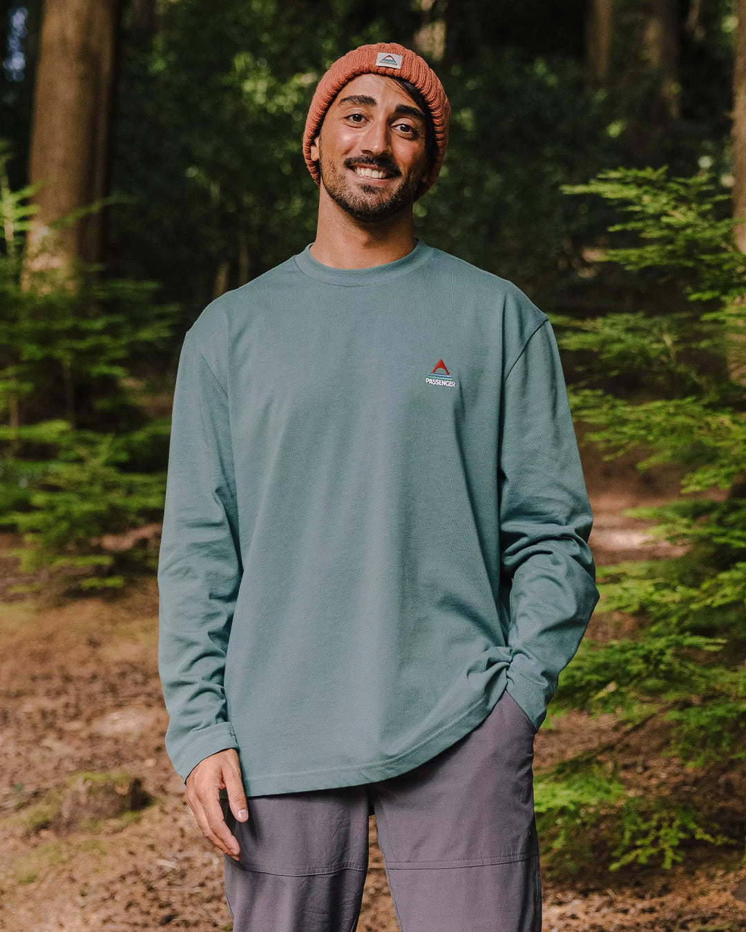 Vita Organic Relaxed Fit LS T-Shirt - Deep Ocean