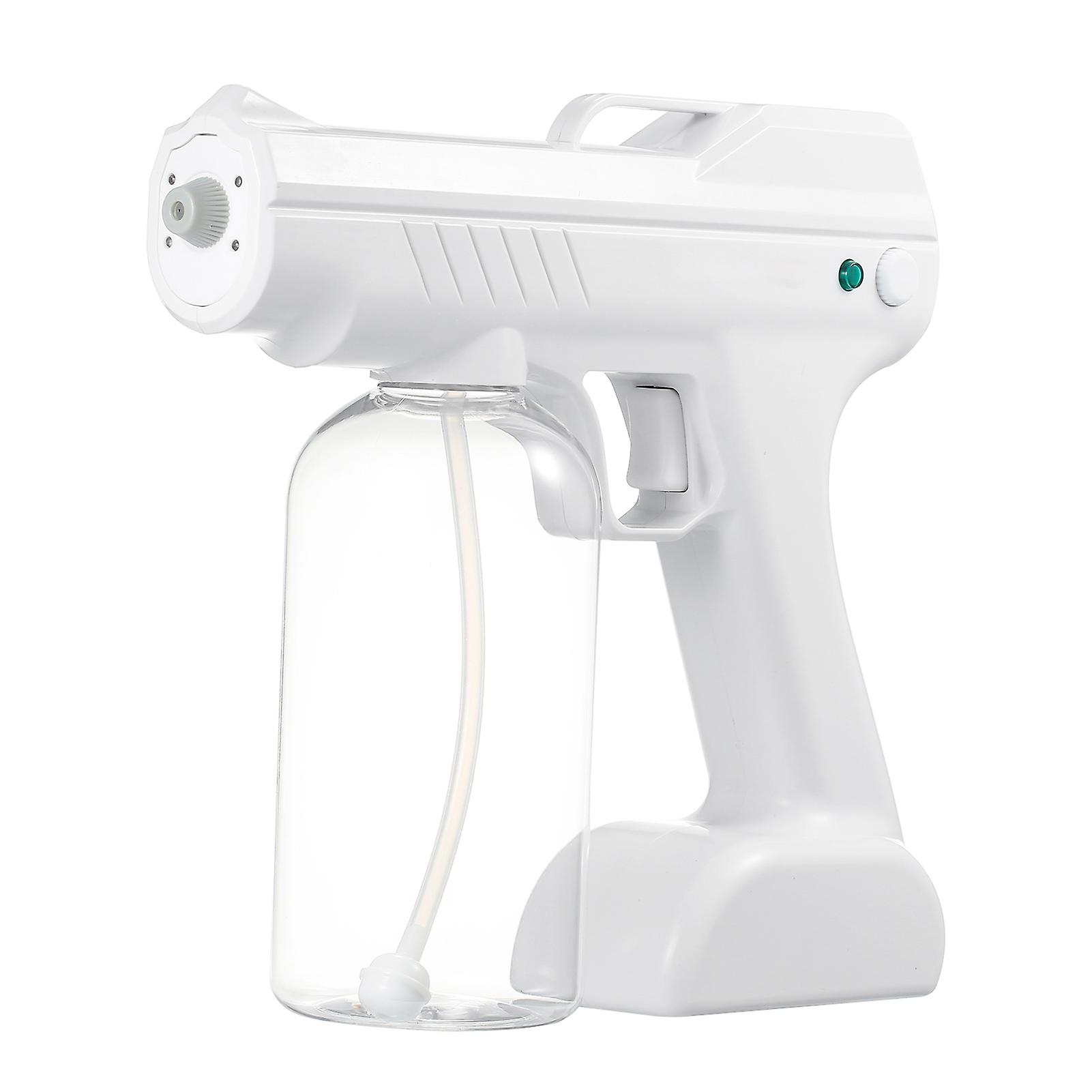 Indoor Outdoor Nano Blue Light Atomizer Portable Electric Sprayer Nozzle Wireless Rechargeable Usb Nano Atomizer With Large Capacity Black