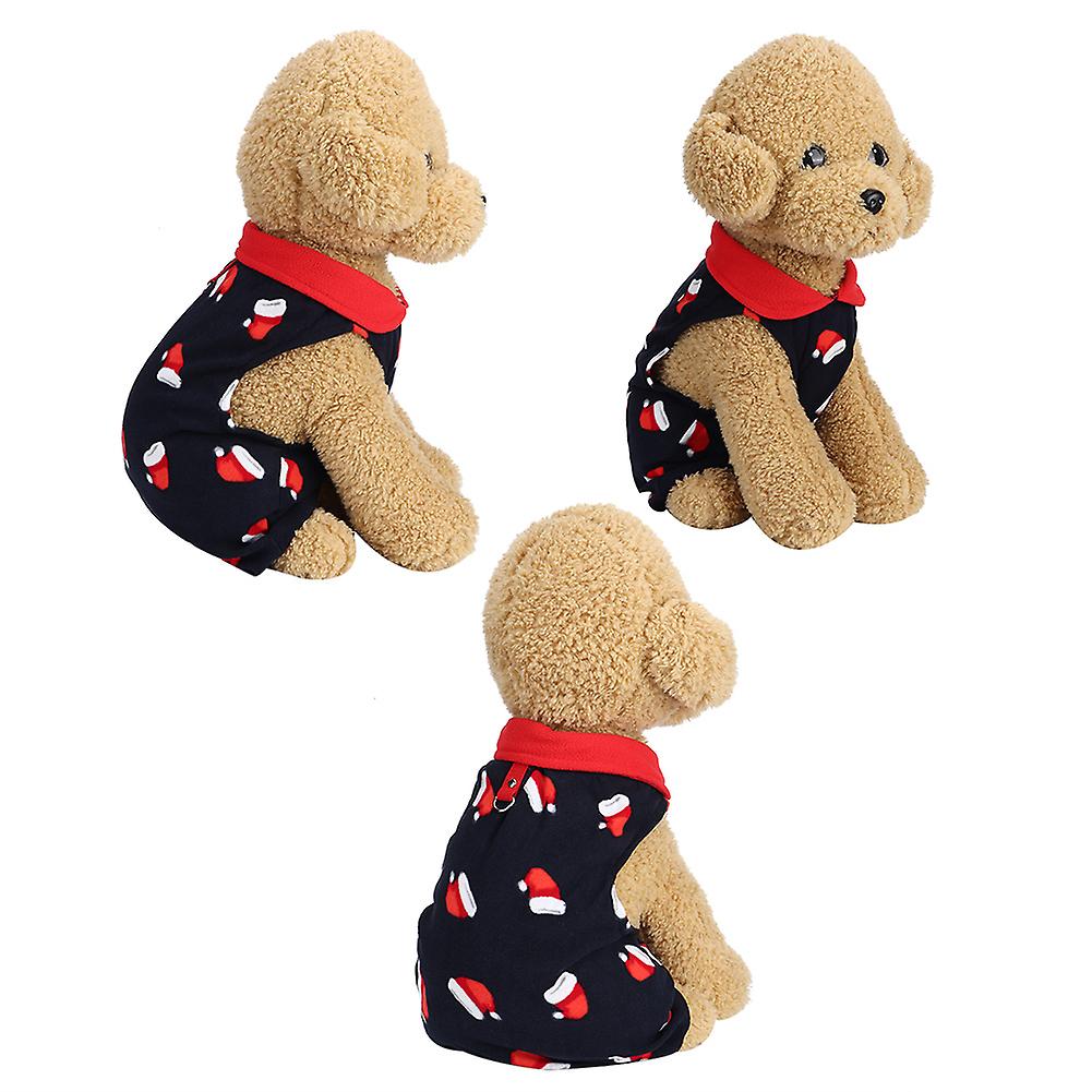 Winter Soft Warm Xmas Cute Dog Clothes Dress For Small Pet Dogs Puppy Jacket Clothing Outfitxl