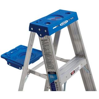 Werner 6 ft. Aluminum Step Ladder with 250 lb. Load Capacity Type I Duty Rating 366