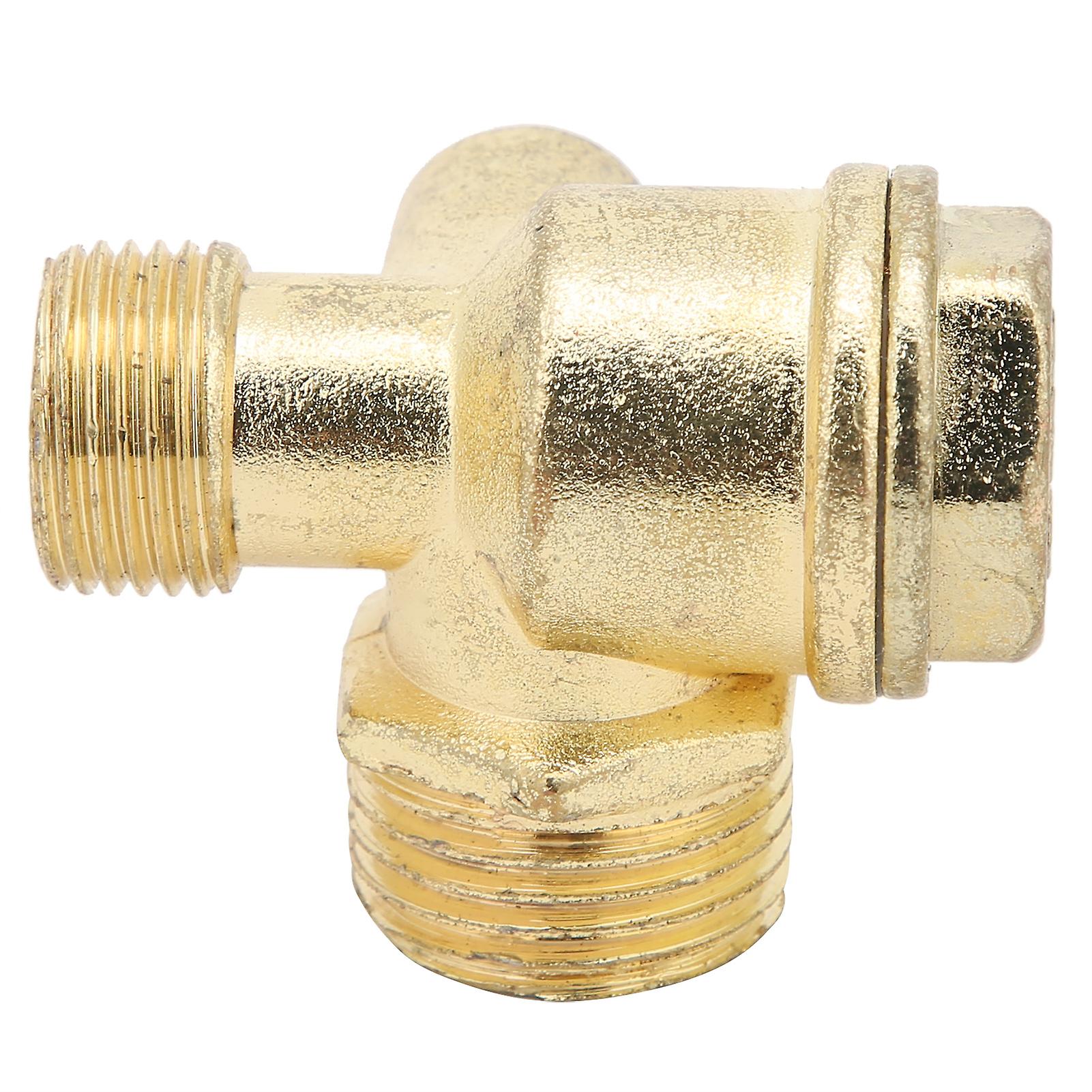 5pcs Air Compressor Check Valve 1way 1/2x3/8x10 Female Zinc Alloy Small Air Pump Accessories