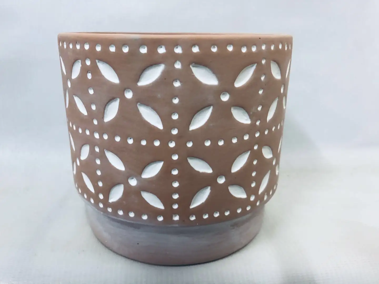 custom large clay terracotta cylinder garden supplies flower plant planter pot