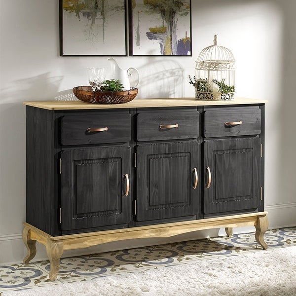 Wood Buffet Sideboard Green | Furniture Dash