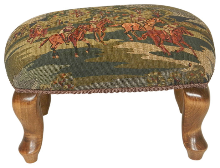 Queen Anne Footstool   Traditional   Footstools And Ottomans   by Concept Designs  LLC  Houzz