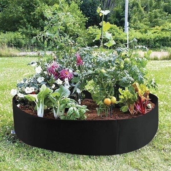 ODOMY Large Growing Raised Plant Bed Garden Flower Planter Elevated Vegetable Box Planting Bags