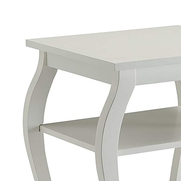 Becci End Table， White