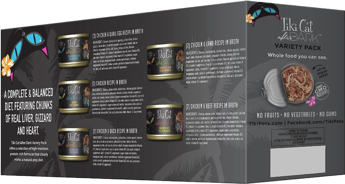 Tiki Cat After Dark Variety Pack Canned Cat Food