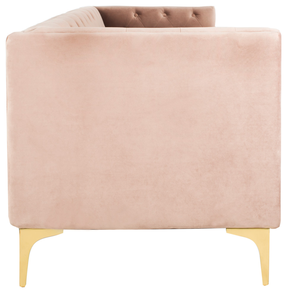 Safavieh Couture Florentino Tufted Sofa   Contemporary   Sofas   by Safavieh  Houzz