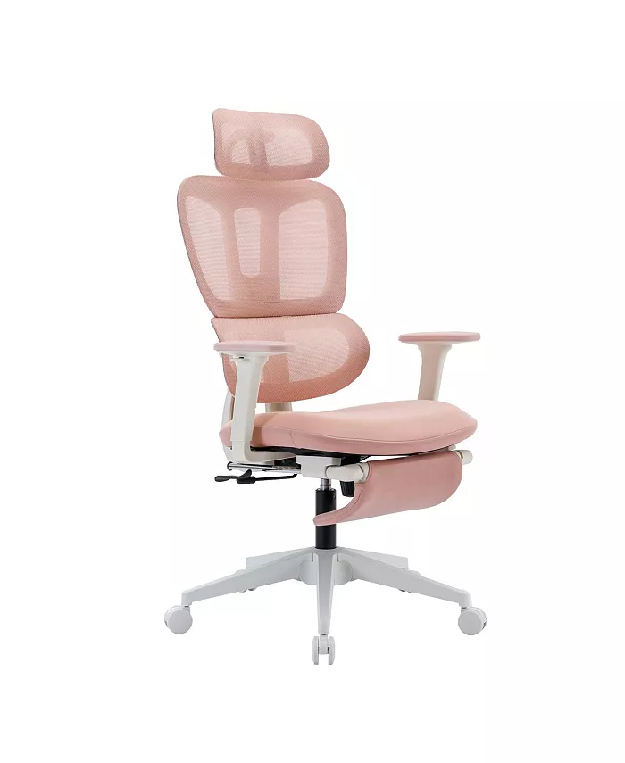 Simplie Fun Ergonomic Mesh Office Chair with 2D Adjustable Armrest High Back Desk Computer Chair Ergonomic Office Chair with Wheels for Home and Office