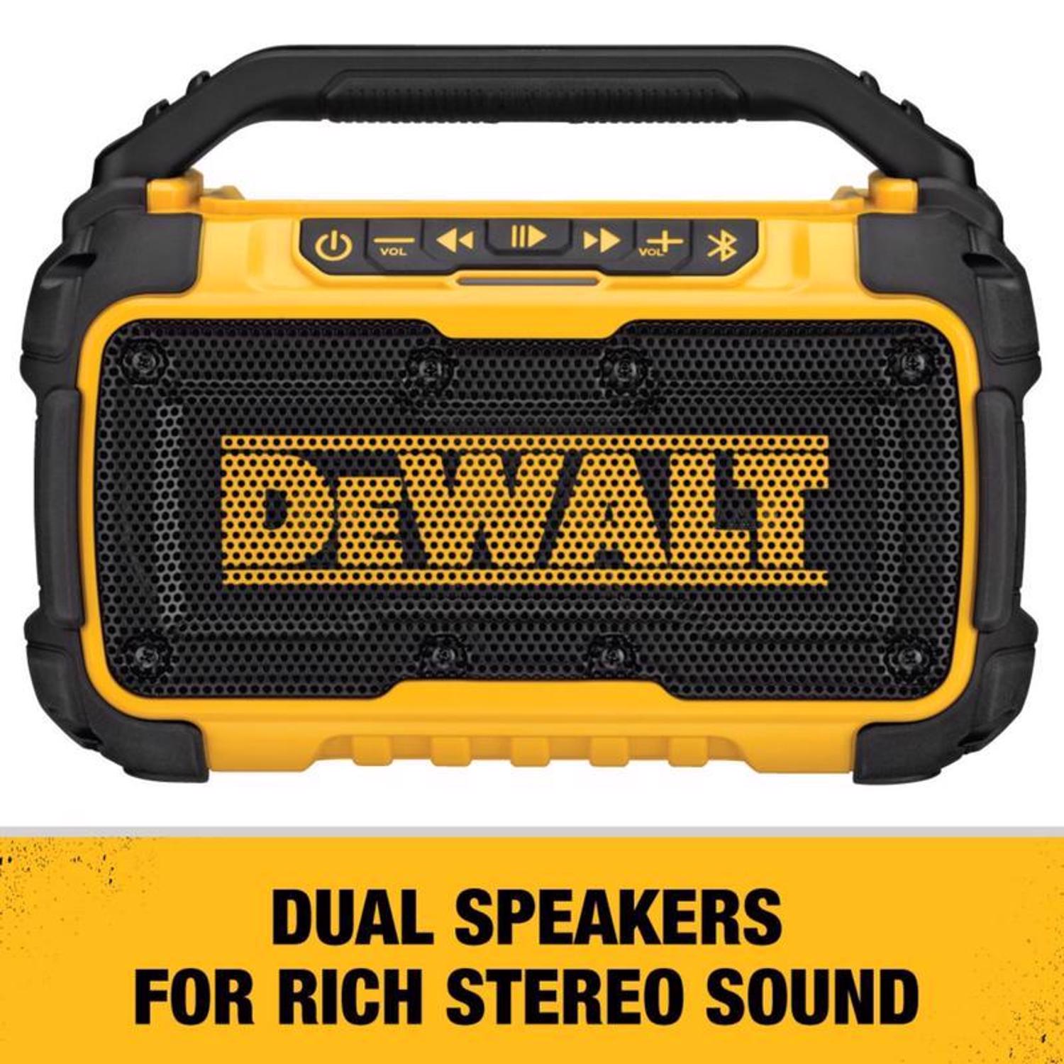 DW 20V MAX DCR010 Lithium-Ion Jobsite Bluetooth Speaker 1 pc