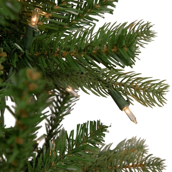 7.5' PreLit Wicklow Noble Fir Artificial Christmas Tree Clear Lights